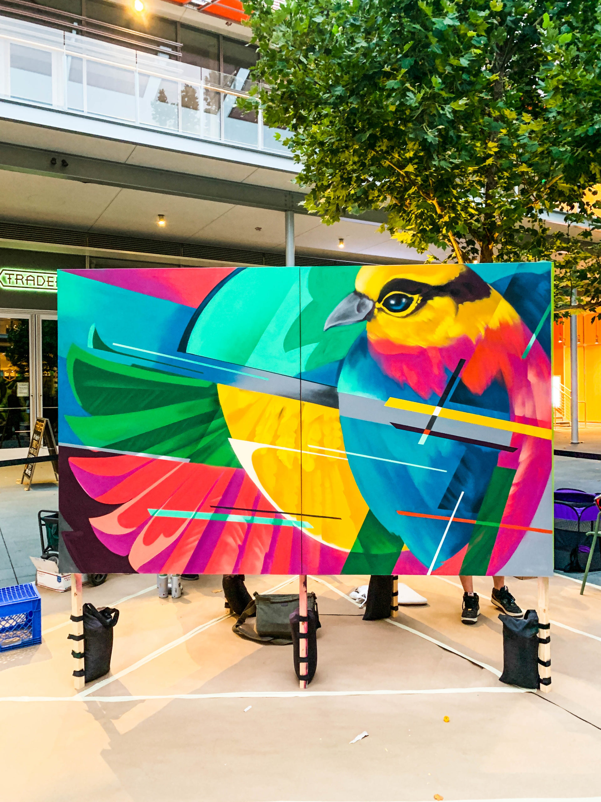 Bird Painting at Live Art Thursdays