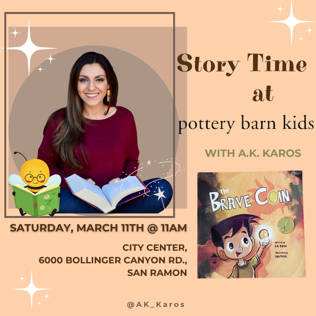 Story Time at Pottery Barn Kids with A.K. Karos