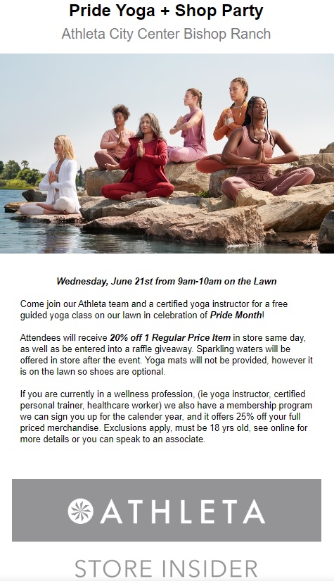 Pride Yoga + Shop Party